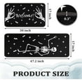 thumbnail image 2 of Halloween Kitchen Rugs and Mats for Floor, Halloween Decorations for Home, 2 Pcs Non-Slip Backing Pumpkin Mat, Halloween Decor Holiday Kitchen Rug Sets with Runner (Welcome, 17"x47.2"+17"x30"), 2 of 6
