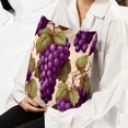 thumbnail image 6 of Grape Luxurious Velvet Decorative Throw Pillow Covers - Set of 2, Unique Patterns, 16x16, 18x18, 20x20 Inches for Home Decor & Gifts, 6 of 6