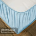 thumbnail image 3 of FreeLung Light Blue Queen Size Bed Sheets Set - 1800 Thread Count Deep Pocket to 21 inches Mattress 4 Piece, 3 of 7