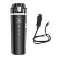 thumbnail image 3 of Hervidor de agua para coche de 12V/24V, inteligente, taza de calefacción para coche, hervidor de agua caliente para calentar agua, leche calentada, Negro, 3 of 8