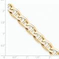 thumbnail image 2 of 10K Yellow Gold 9mm Hand-Polished Anchor Link Bracelet, 2 of 2