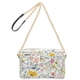 thumbnail image 2 of FORMRS Women Crossbody Purse with Chain Strap Vegan Leather Shoulder Handbag, Watercolor Wildflowers, 2 of 7