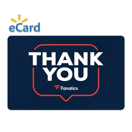 Fanatics $50 Thank You Gift Card (Email Delivery)