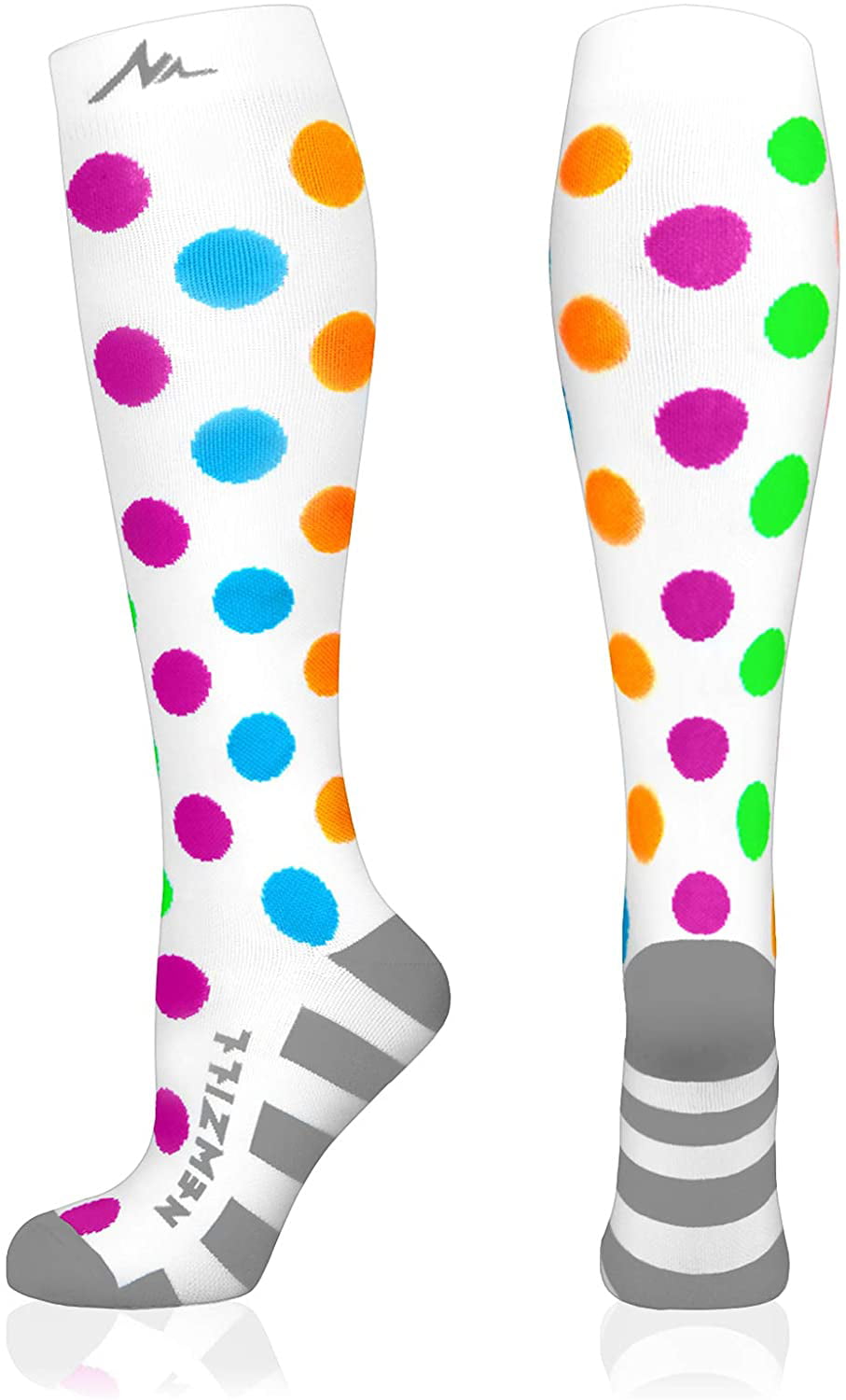 Compression Socks for Women and Men Circulation 3 Pairs Best for Medical,Nursing,Running,Travel Knee High Socks 