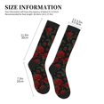 thumbnail image 5 of Bixox Roses Print Compression Socks,Compression Socks Women & Men Circulation for Medical,Running,Athletic, 5 of 7