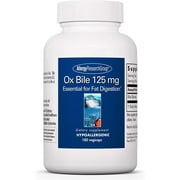 Allergy Research Group Ox Bile - 125 mg - 180 Veggie Caps
