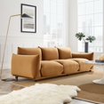 thumbnail image 2 of copious Performance Velvet Sofa in cognac, 2 of 8