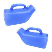 Manunclaims Urinals for Men 1000ML/32oz, Plastic Urine Bottles for Men, Spill Proof Screw Cap Lid, Portable Male Urinals, Urinal Bottle for Car, Elderly & Incontinence