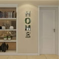 thumbnail image 2 of Home Sign Letters Decorative, Family Mirror Wall Decor for Living Room Bedroom Kitchen the Home Art Set of 4 Large 46x10 Inch, 2 of 4