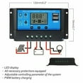 6000W Complete Solar Panel Kit with Controller & Inverter Home 110V Grid System