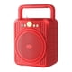 thumbnail image 3 of Altavoz Bluetooth inalámbrico portátil | Diseño de mano | Luz LED de colores | Sonido estéreo | Bluetooth 5.0 | Tarjeta TF Soporte USB AUX | Batería de 800 mAh | Negro | 14x9.5x21.5cm, 3 of 8