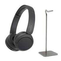 Sony WH-CH520 On-Ear Wireless Bluetooth Headphones with Stand, Black