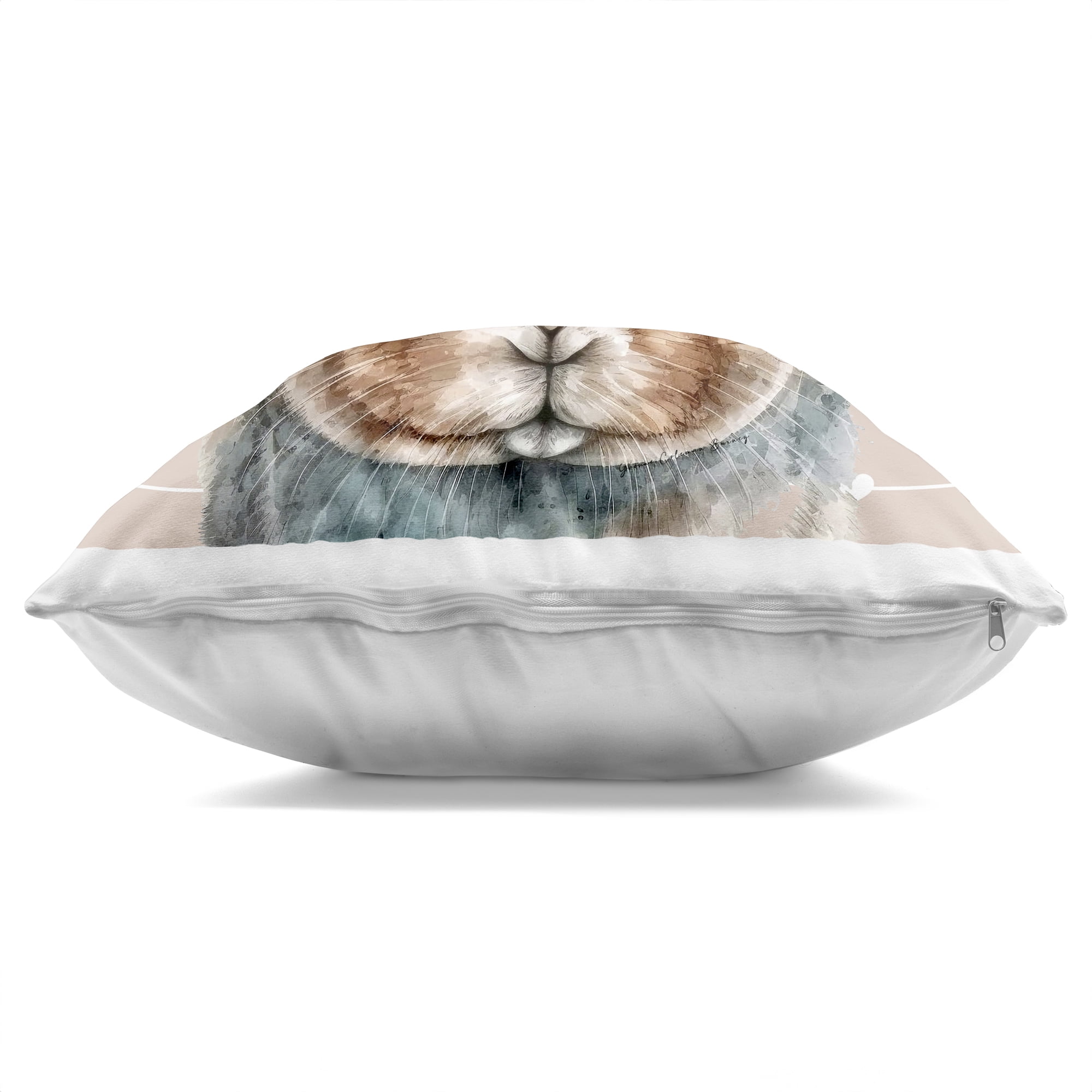 Stupell Industries Buster Rabbit with Specs Decorative Printed Throw Pillow, design by Yvonne Coleman Burney
