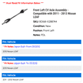 thumbnail image 2 of Front Left CV Axle Assembly - Compatible with 2011 - 2013 Nissan LEAF 2012, 2 of 2