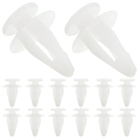 OATIPHO 50pcs Bumper Clips Car Automotive Clips and Fasteners White Plastic Design for Vehicle Maintenance