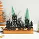 thumbnail image 5 of Adornos navideños, regalos navideños. Elegante candelabro navideño de hierro con forma de ciervo y árbol. Atractiva decoración navideña de mesa con un ambiente luminoso para el hogar. Decoración navid, 5 of 8