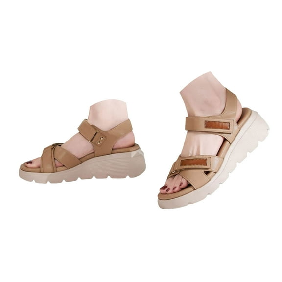 Mostsola Sandals for Women Trendy Strappy Summer Beach Shoes Casual Wedges Arch Support Dress Shoes