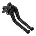 thumbnail image 1 of Palancas de freno y embrague largas únicas para Ducati 821 MONSTER 2014-2017, palanca de freno ajustable en 6 posiciones, aleación de aluminio, negra, 1 par, 1 of 7
