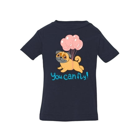 

Pug With Balloons T-Shirt Infant -Image by Shutterstock 24 Months