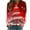 Red, variant on Tumotour Christmas Sweater for Women Christmas Print Hoodless Sweatshirt Crewneck Long Sleeve Pullover Sweatshirt Tunic Blouse