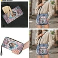 thumbnail image 3 of ZUXONGSY Otter Cherry Blossom Print Women's Travel Shoulder Bag Set - Multi-Pocket Waterproof Tote with Long Wallet with Adjustable Shoulder Strap for Daily Use Shopping, 3 of 5