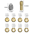 thumbnail image 2 of Kit de Mandrin de Perceuse 28 Pcs Pièces de Moulin Électrique Remplacement 4486 Manche de Mandrin Sans Clé Outil Rotatif, 2 of 6