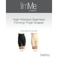 thumbnail image 2 of Women's MeMoi MSM-108X Plus SlimMe Seamless High Waisted Thigh Shaper (Black 1X), 2 of 7