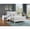 White & Rockport Gray, variant on Connelly Reversible Panel Full Size Bed, White & Rockport Gray