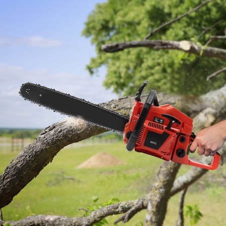 ChicHomey 2.2KW 52CC Gasoline Chainsaw, 20 Inch Chainsaw, with Safety Brake & Ergonomic Handle,for Woodcutting & Gardening