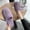 Purple, variant on uublik Fuzzy Slippers for Women Memory Foam House Slippers Indoor Outdoor Cozy Plush Closed Toe House Shoes, Pink