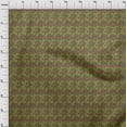 thumbnail image 3 of oneOone Cotton Silk Fabric Leaves & Floral Block Print Fabric BTY 42 Inch Wide, 3 of 4