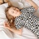 thumbnail image 5 of Balery Heart Leopard Conjunto de Pijama Infantil de Manga Corta con Estampado – Ropa de Dormir de Algodón Suave-4X-Large, 5 of 6
