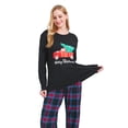 thumbnail image 4 of GLOBAL Women's Flannel Pajama Sets 100% Cotton Knit Top Flannel Pants Sleepwear Long-Sleeve Top & Bottom, Size S-3XL, 4 of 5