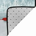 thumbnail image 4 of Cute Winter Snowman Bath Mat Non-Slip Soft Microfiber Bathroom Rugs Washable Bathmat, Carpet Rug Entryway Christmas Greeting Decor for Tub Shower Room Floor, 4 of 10