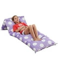 thumbnail image 3 of Bean Bag Covers Purple Polka Dots Microfiber 88"x26" Microfiber Nap Mat, 3 of 7