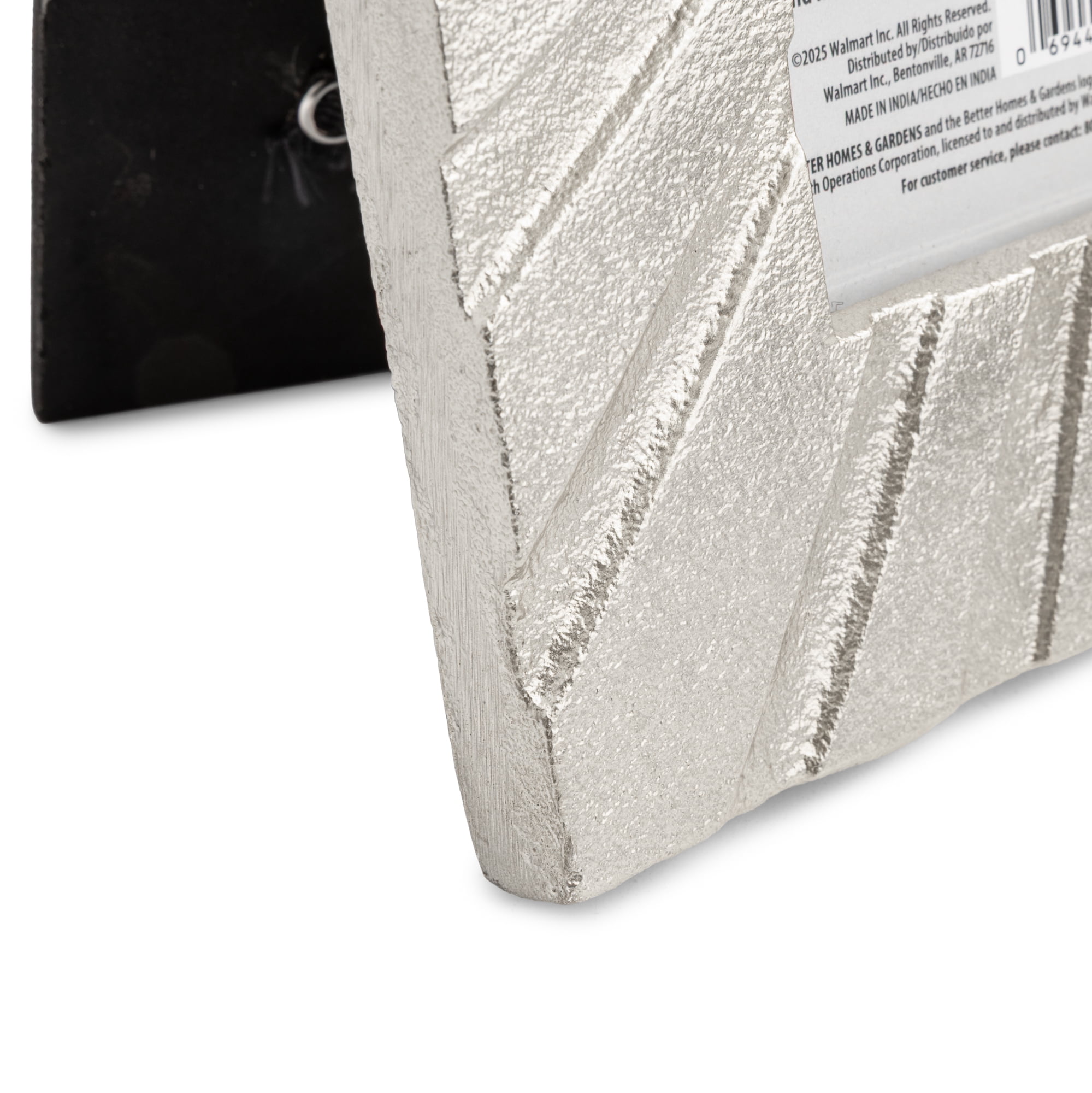 Better Homes & Gardens 5 x 7 Picture Frame, Silver Cast Radiant Metal, Tabletop Photo Frame