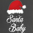 thumbnail image 2 of CafePress - Santa Baby Maternity T Shirt - Maternity Dark T-Shirt, 2 of 3