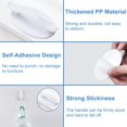 thumbnail image 3 of Self-Stick Handle, 10PCS Self-Adhesive Pull Handles Durable Drawer Handle Helper Plastic, 3 of 5