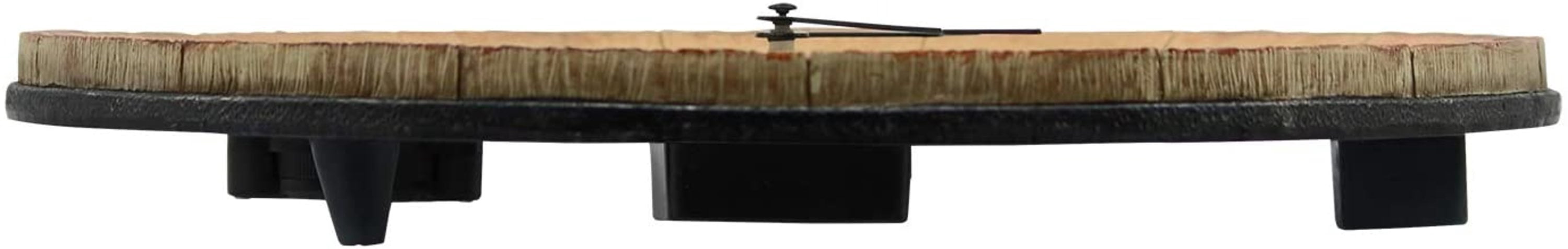 Taylor 14 inch Poly Resin Wine Time Clock with Thermometer