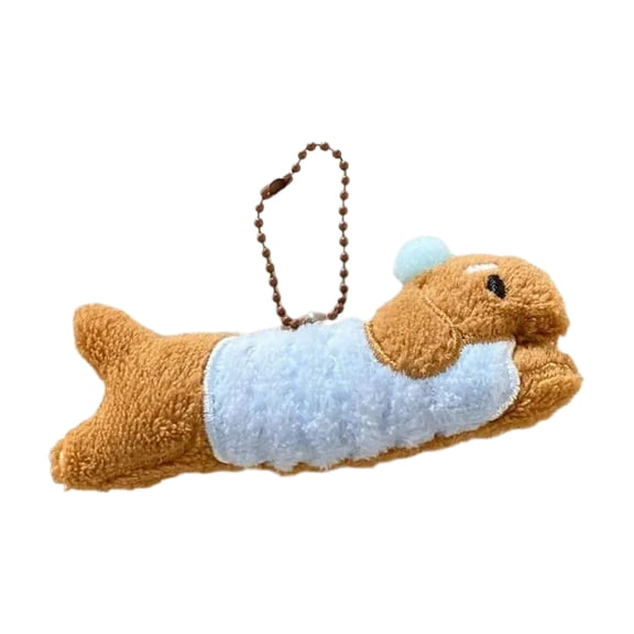 Lovely Dachshund Sturdy Plush Keyring Soft Puppy Bag Decoration Accessory