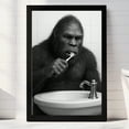 thumbnail image 4 of Bigfoot Bathroom Decor, Wall Art, Farmhouse Photo Picture Set, 3pk, 8.5x11, TheNameStore, 4 of 6