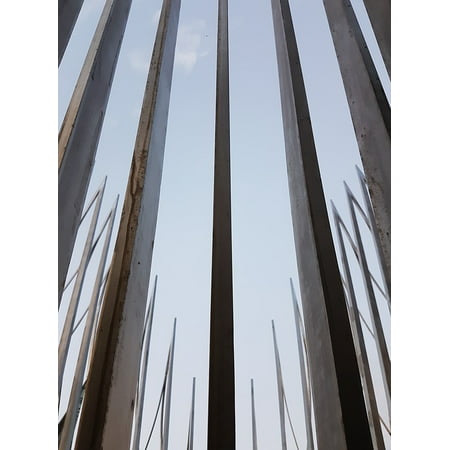 LAMINATED POSTER Modern Architecture Sculpture Steel Sword Poster Print 24 x