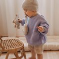thumbnail image 4 of Baby Girl Boy Knit Sweater Knitted Crew Neck Pullover Sweatshirt Knitwear Toddler Fall Winter Clothes, 4 of 5