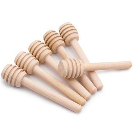 

Duretiony Honey Stick Mini Wood Honey Dipper Sticks Honey Stirrer Honey Wand for Honey Dispense Honey Wedding Party Favors