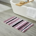 thumbnail image 4 of Better Trends 2 Piece Bathroom Rug Set 100% Polyester Soft Water Absorbent Non Slip Bath Mat Machine Washable Rug Griffie Collection - Purple, 4 of 7