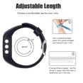 thumbnail image 2 of Correas De Silicona Para Reloj, Correas De Repuesto Suaves Y Cómodas Con Hebilla De Acero, Correa De Reloj Compatible Con Polar A300 Scienceny EL016888-01, 2 of 5