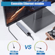 thumbnail image 4 of Tipo C Hub 8 En 1 Adaptador Usb C A Hdmi Con Ethernet gris, 4 of 5