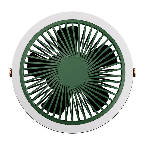Mini ventilador de techo con luz nocturna, ventiladores de escritorio de oficina, ventilador eléctrico portátil de pared para exteriores, recargable por Usb