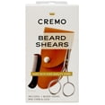 thumbnail image 2 of Cremo Beard Accessories, Beard and Mustache Stainless Steel Shears with Synthetic Leather Carrying Case and Mini Comb - 3 Pack, 2 of 4