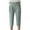 Green, variant on Womens Summer Pants Cotton Linen Straight Tube Loose Fitting Casual Capris Trousers for Women 2024